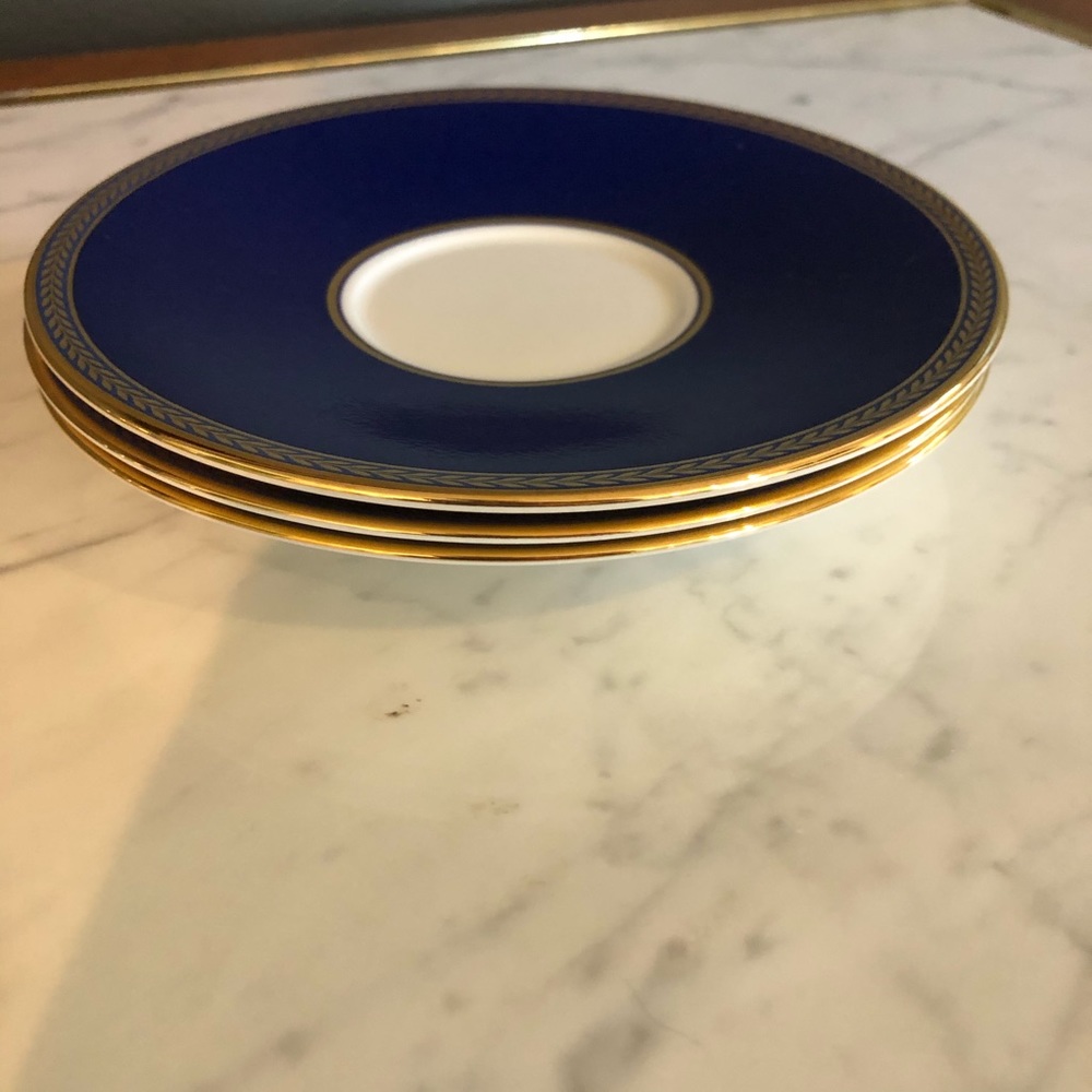 3 Wedgewood Renaissance Saucers DELETING FRIDAY